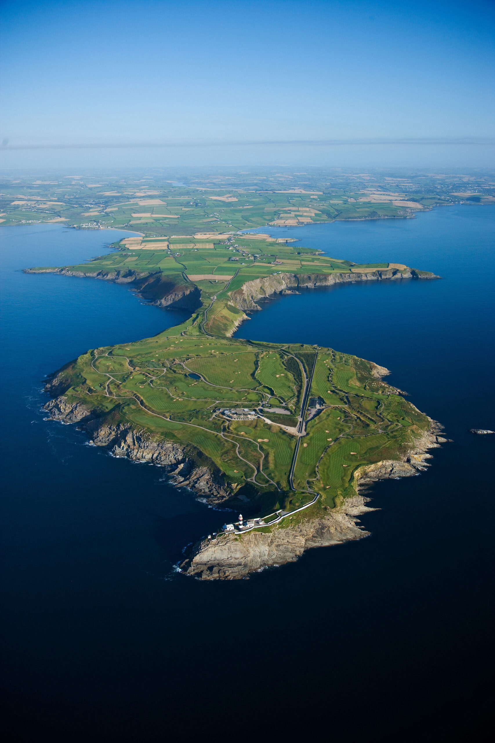 Golfreisen nach Irland - Golfplatz Old Head von oben